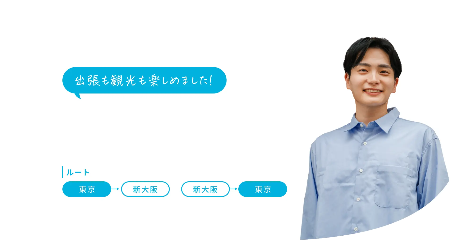 出張も観光も楽しめました!