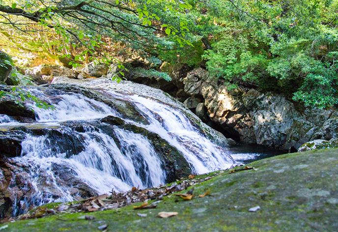 滑床渓谷(松野町)