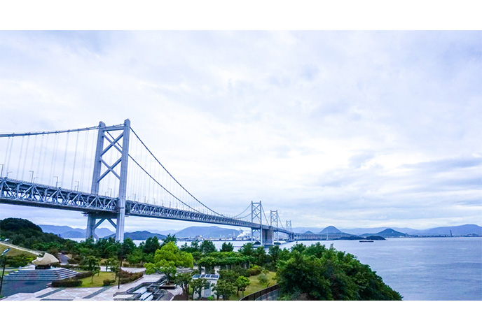 与島パーキングエリア展望台