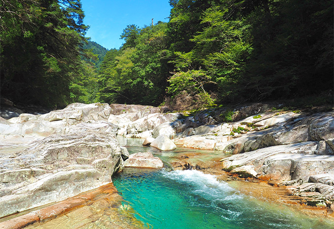 面河渓(愛媛県久万高原町)