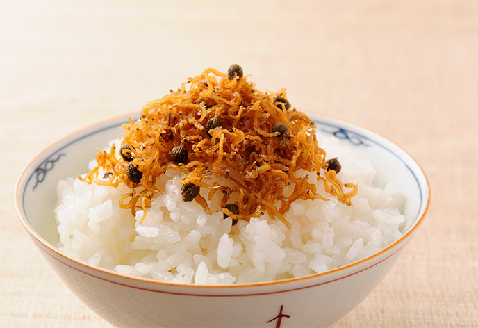 チリメン山椒・野菜昆布(チリメン山椒はれま)