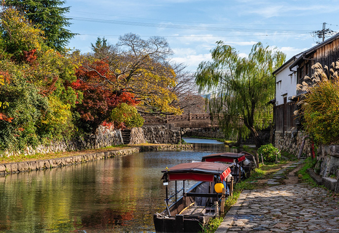 近江八幡・八幡堀（近江八幡市）