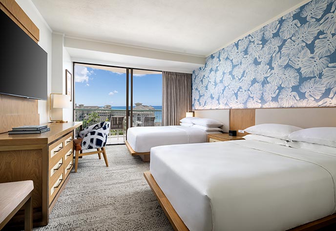 シェラトン・プリンセス・カイウラニ　タワーウイングパーシャルオーシャンビュー　一例