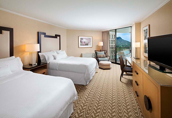 モアナ・サーフライダー・ウェスティン・リゾート&スパ　タワーウイング ダイヤモンドヘッドオーシャンビュー　一例