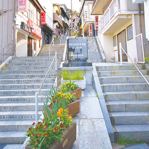 伊香保の見どころ２　シンボルの石段街