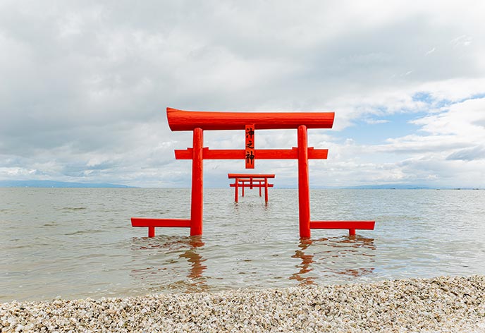 大魚神社 海中鳥居(太良)