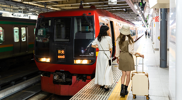 東武線に乗り入れのJR特急日光号に乗車！