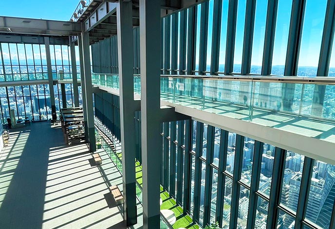 ミッドランドスクエア 屋外展望台 スカイプロムナード1