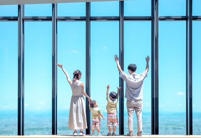 ミッドランドスクエア 屋外展望台 スカイプロムナード2