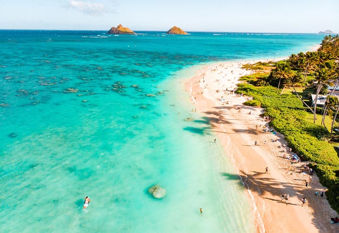 ラニカイビーチ(オアフ島)