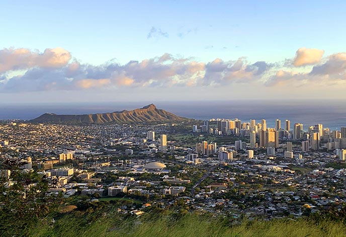 タンタラスの丘展望台(オアフ島)