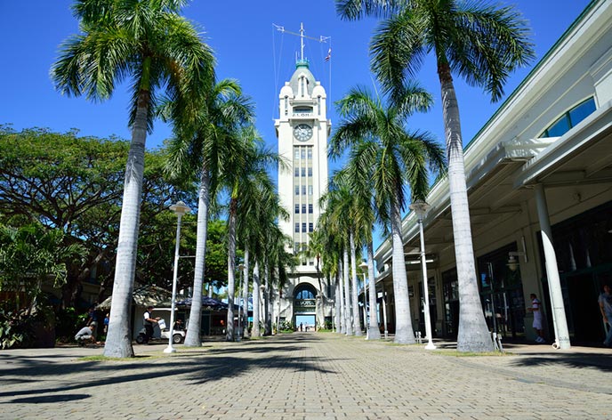 アロハタワー展望台(オアフ島)