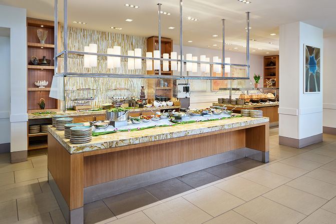 「The Bufft At Hyatt」でブッフェディナー