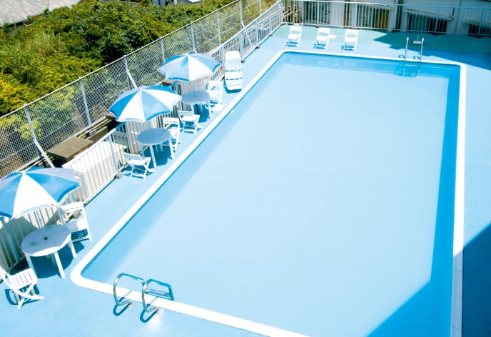 味覚と眺望の宿 ホテル南海荘　屋外プール