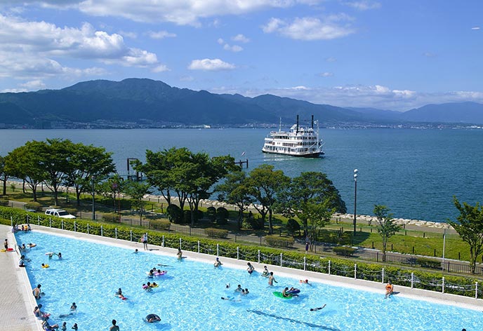 びわ湖大津プリンスホテル　屋外プール