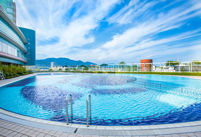琵琶湖ホテル　屋外プール
