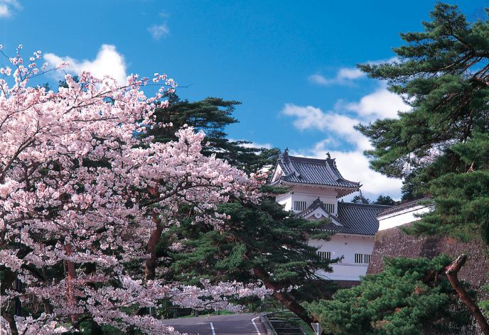 仙台城_春