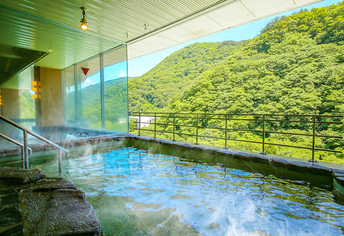 大江戸温泉物語 東山グランドホテル 露天風呂