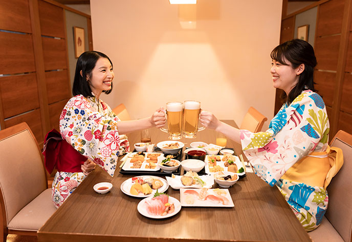大江戸温泉物語Premium 伊東ホテルニュー岡部 バイキング
