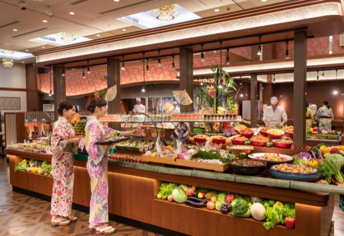 大江戸温泉物語 天草ホテル亀屋 バイキング