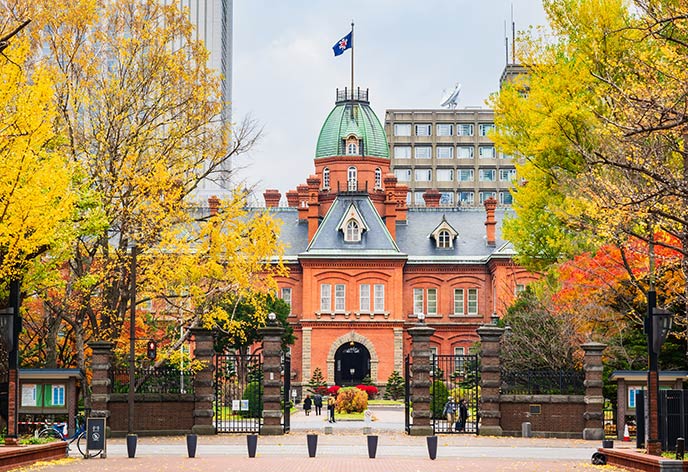 紅葉イメージ　札幌北海道庁舎