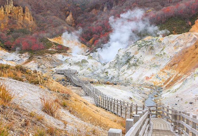 紅葉イメージ　登別温泉