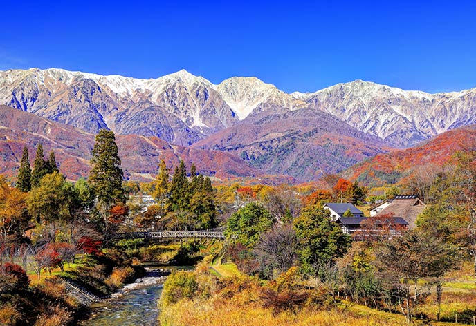 紅葉イメージ　白馬