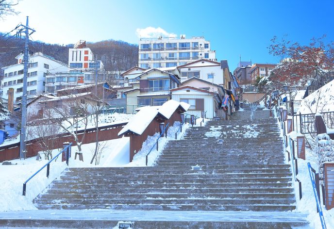 伊香保温泉_冬