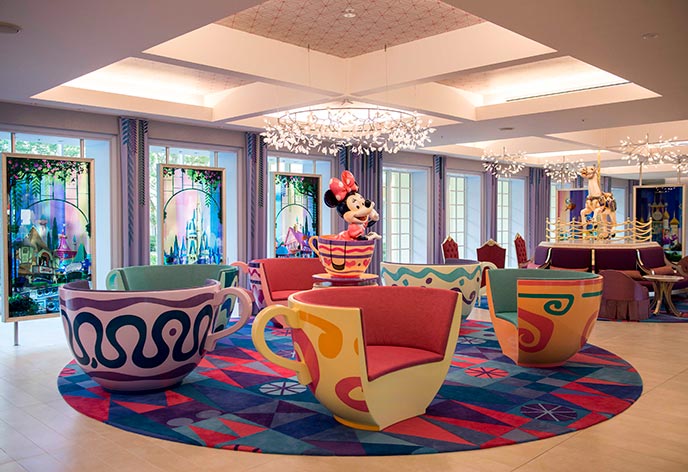 東京ディズニーセレブレーションホテル “ウィッシュ”ロビー