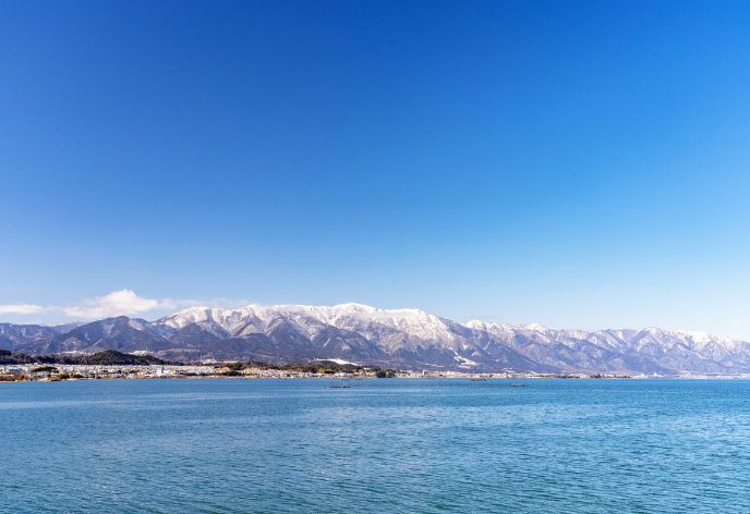 湖西の冬景色