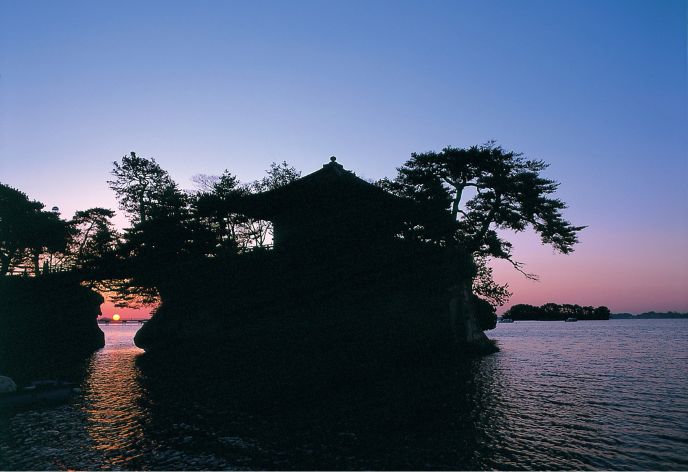 五大堂_日の出