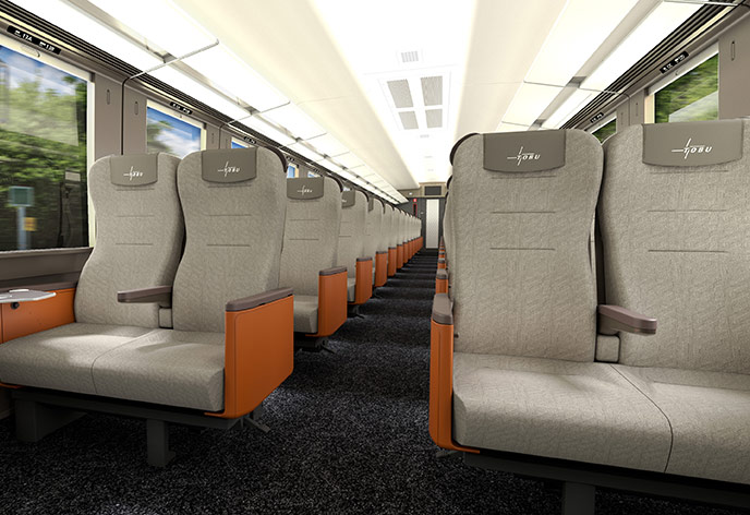 【3～5号車】スタンダードシート