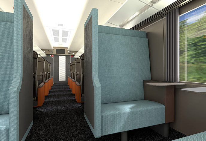 【5号車】ボックスシート