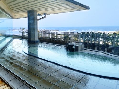 新大阪駅発◆ＪＲで行く！米子★皆生グランドホテル天水＜禁煙　和室１０畳・バス無＞夕食はバイキング♪◆海が見渡せる大浴場が人気【夕朝食付】２～５名１室◇ＪＲきっぷ駅受取