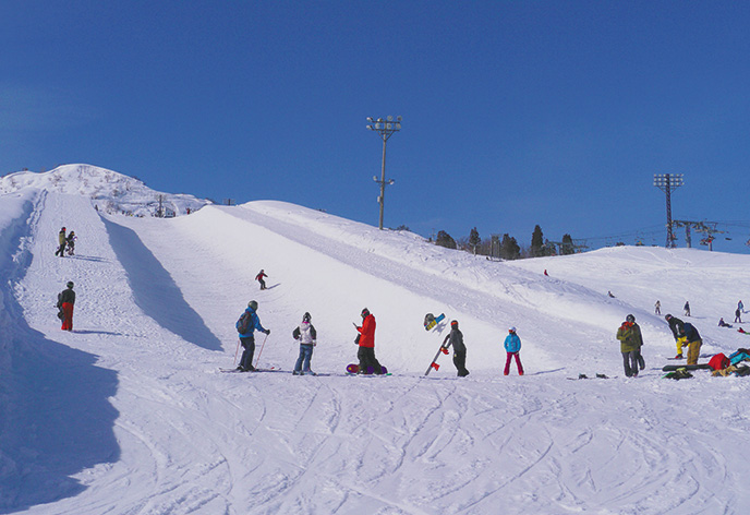 スノーパークのあるスキー場