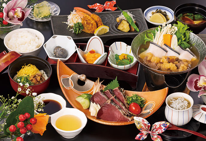 土佐会席（一例）