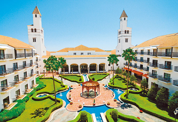 ホテル志摩スペイン村 中庭