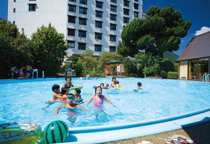 湯元こんぴら温泉 華の湯 紅梅亭 屋外プール(イメージ)