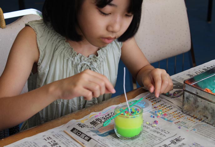 キャンドル作り