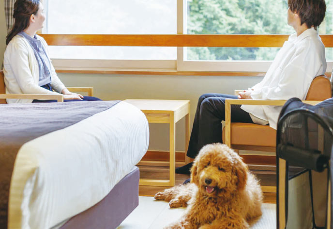 亀の井ホテル 塩原 ワンちゃんの宿　和室ツイン（イメージ）