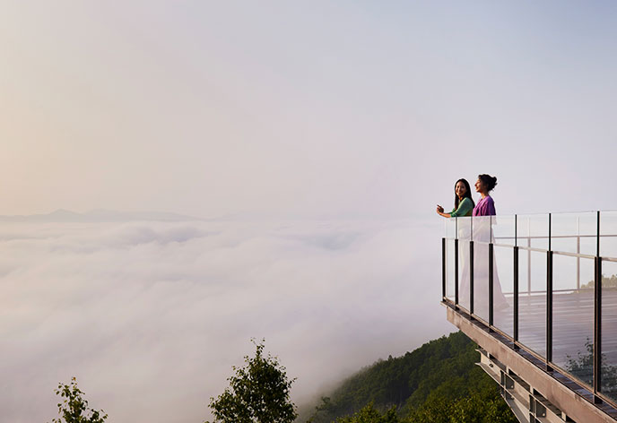 トマム ザ・タワー by 星野リゾート　雲海テラス 展望デッキ