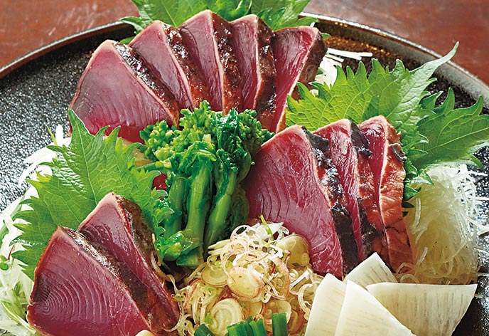 カツオのタタキ