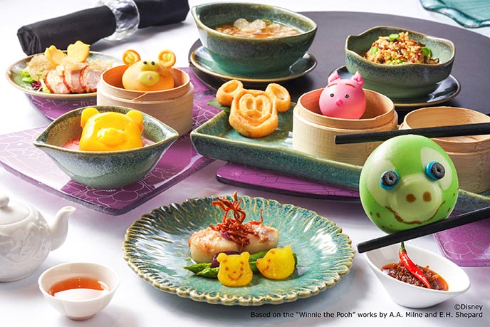 4日間コースのみ設定！「クリスタルーロータス」にてキャラクター点心ランチ付！