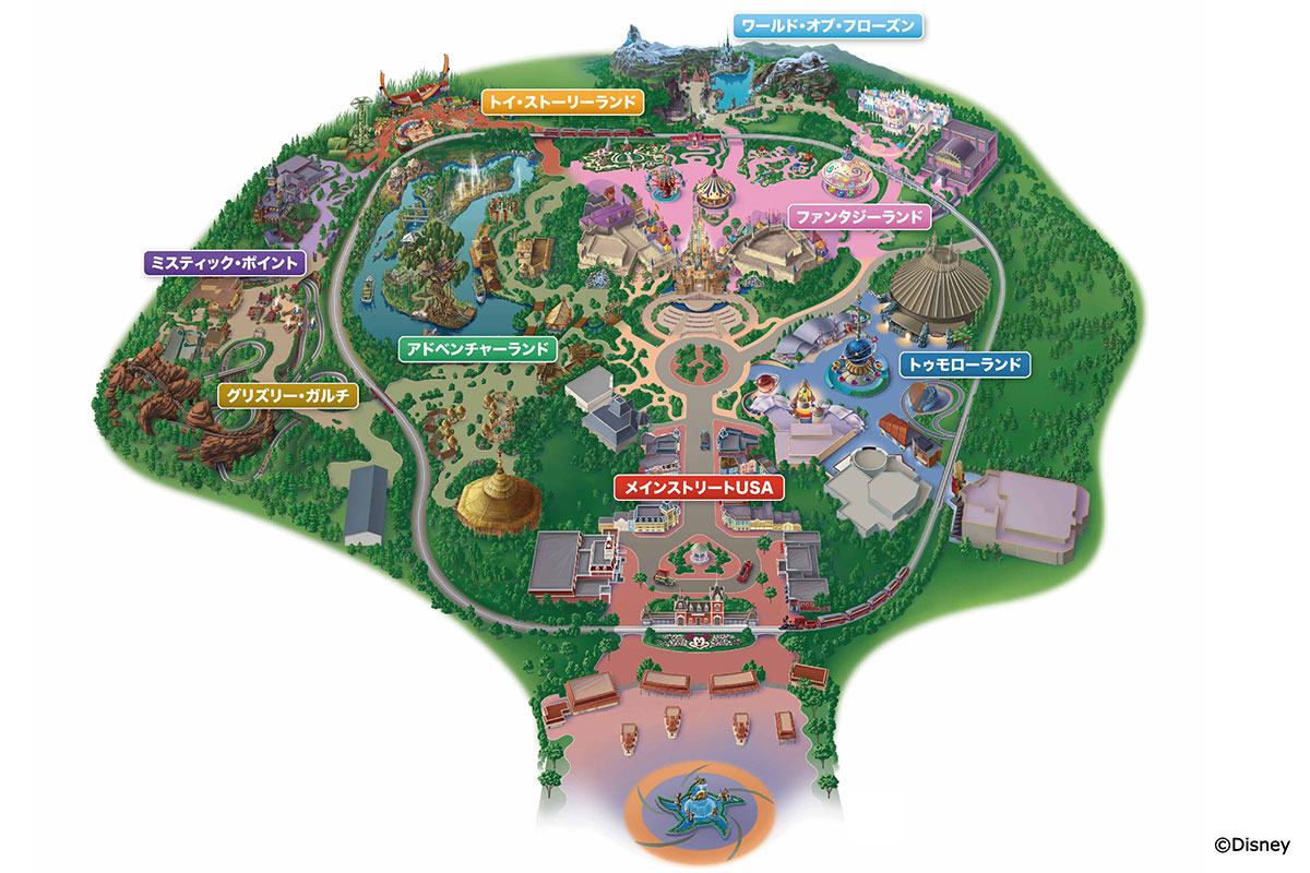 香港ディズニーランド　パークの紹介