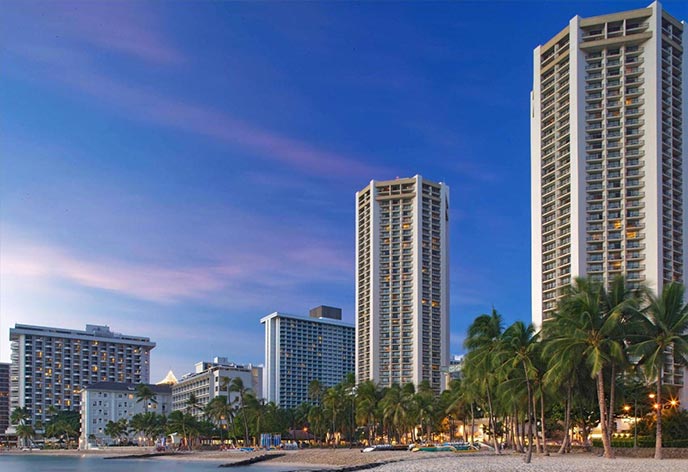 ハイアット・リージェンシー・ワイキキビーチ・リゾート＆スパ　ロケーション1