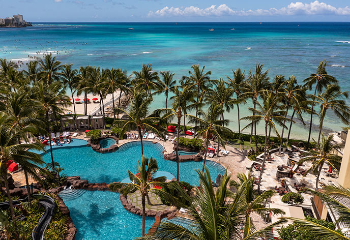 シェラトン・ワイキキ　プール2