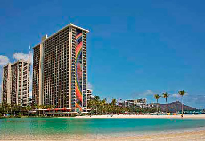 ヒルトン・ハワイアン・ビレッジ・ワイキキ・ビーチ・リゾート　ロケーション2