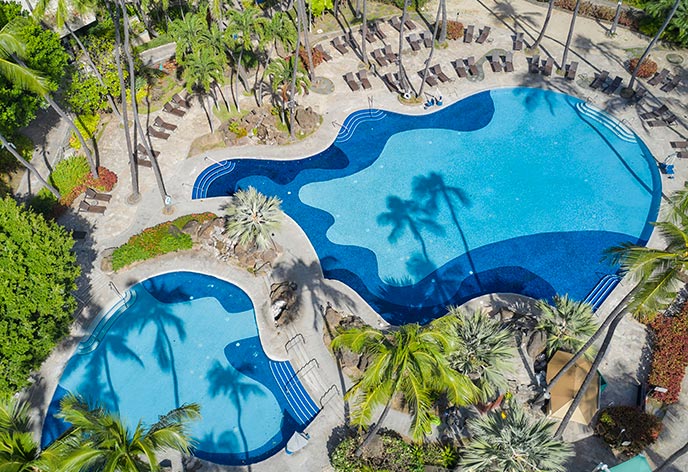 ヒルトン・ハワイアン・ビレッジ・ワイキキ・ビーチ・リゾート　プール2