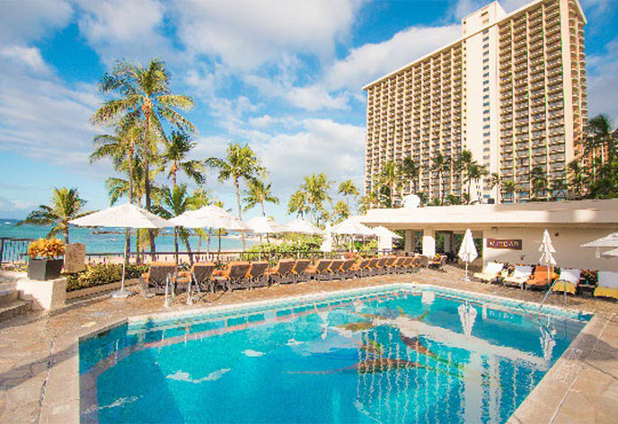 ヒルトン・ハワイアン・ビレッジ・ワイキキ・ビーチ・リゾート　プール4