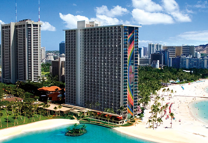 ヒルトン・ハワイアン・ビレッジ・ワイキキ・ビーチ・リゾート　ロケーション1